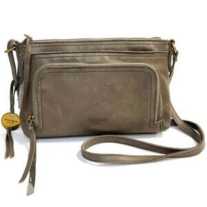Margot New York Molly Crossbody Olive Green Leather Bag Neutral Anthropologie